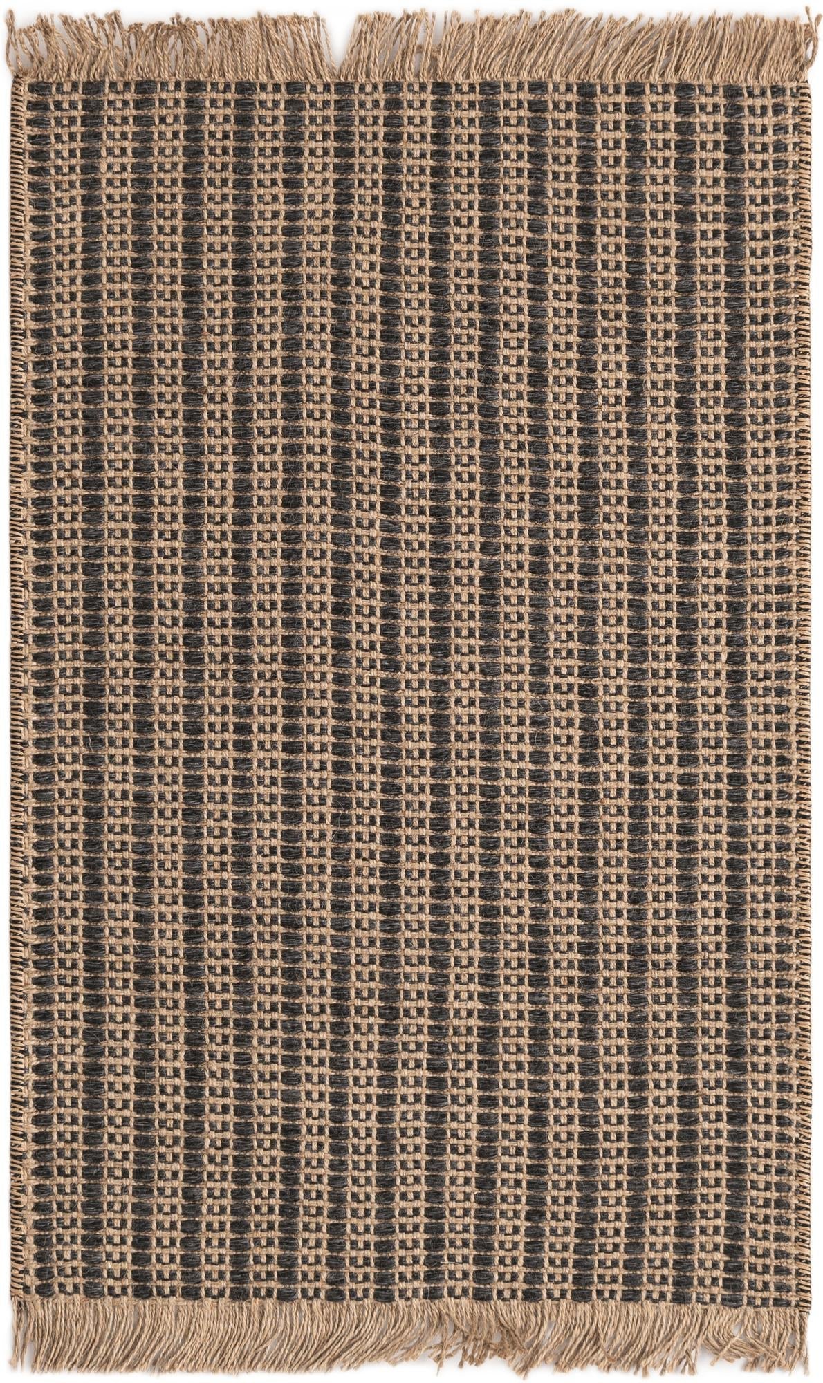 Country Homestead Collection Area Rug -  Grangehurst Rectangle Charcoal Main