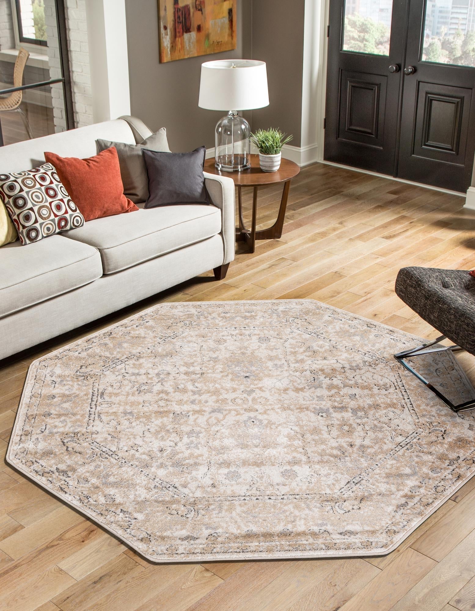 Cascade Range Collection Area Rug -  Shasta (Ivory)