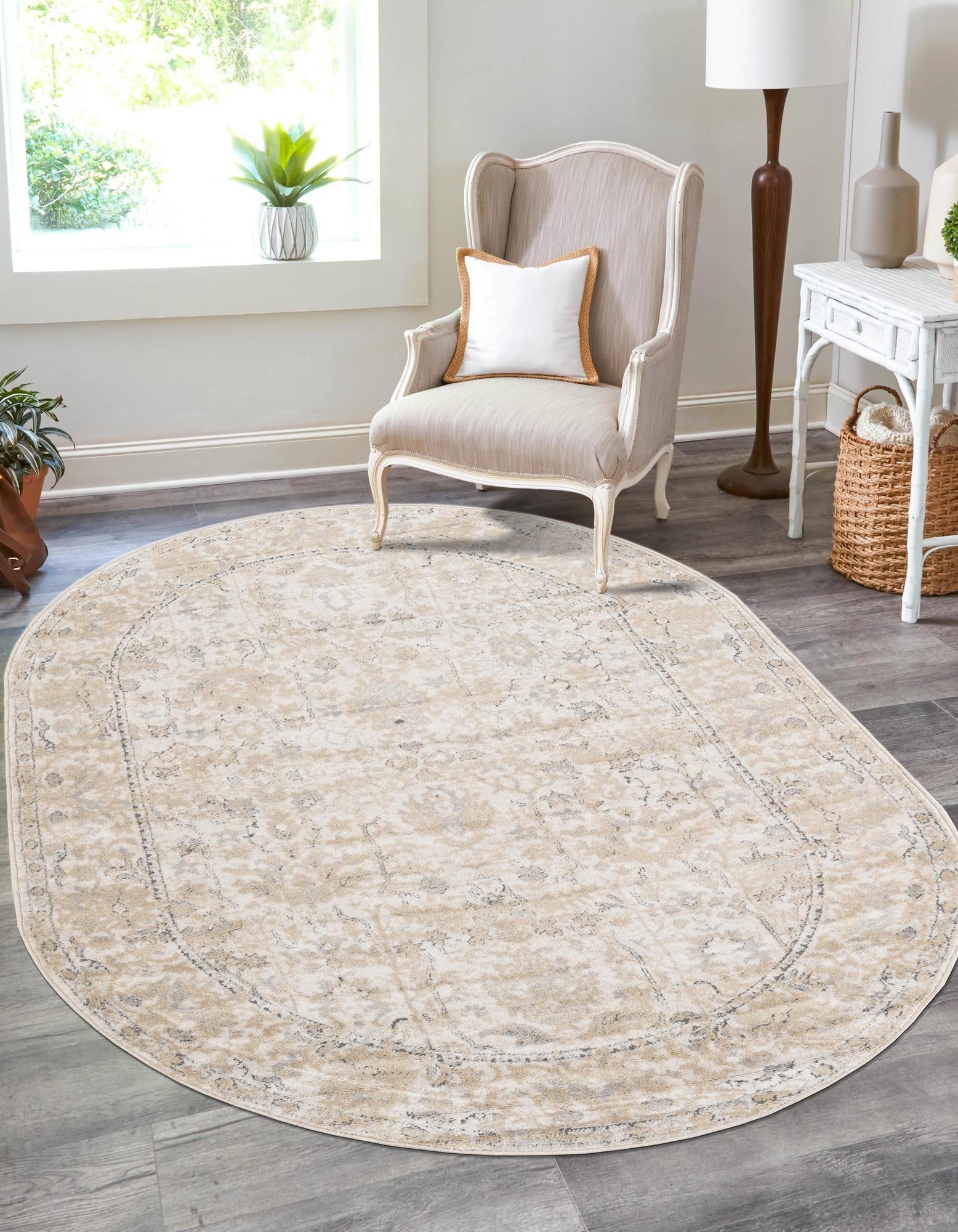 Cascade Range Collection Area Rug -  Shasta (Ivory)