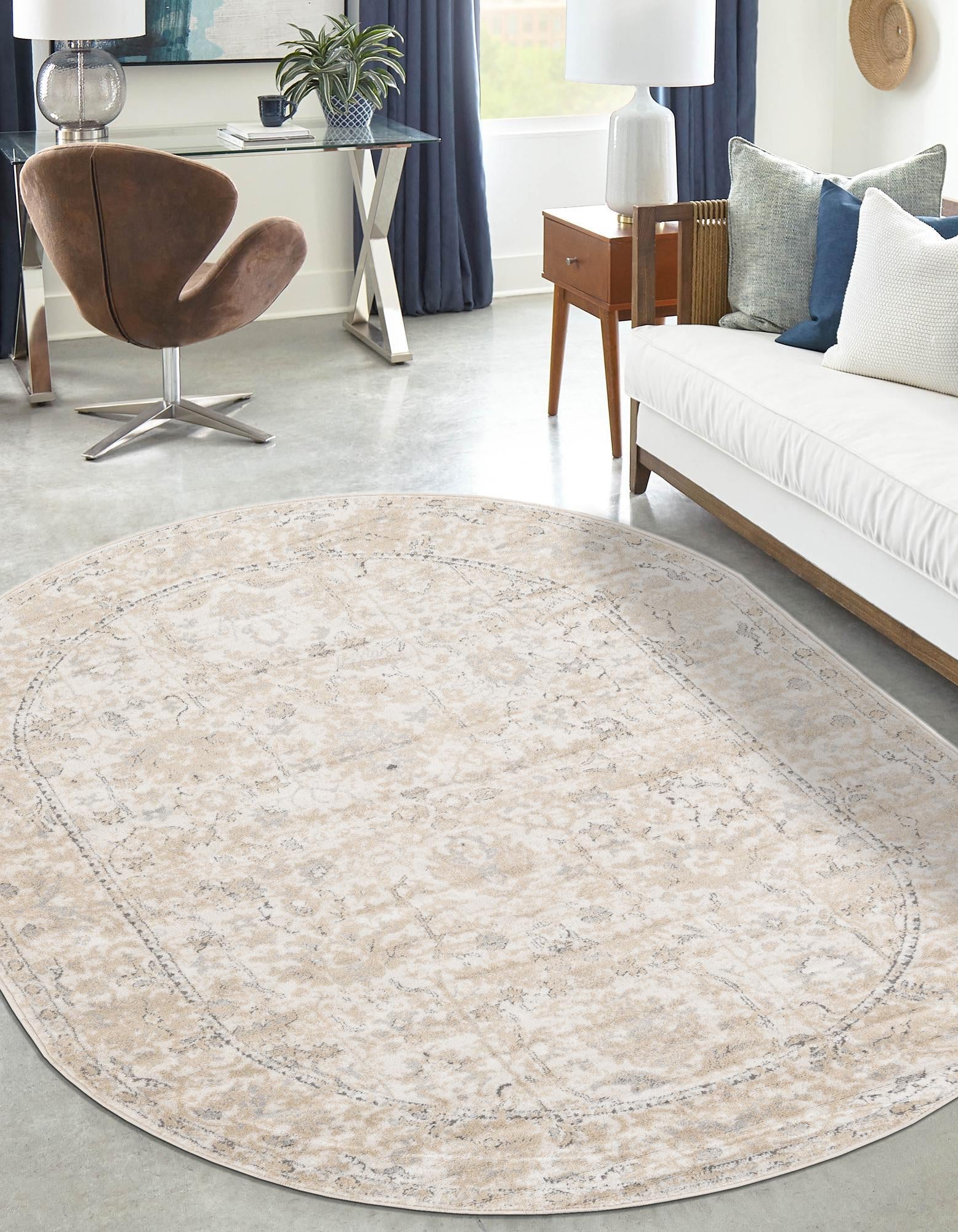 Cascade Range Collection Area Rug -  Shasta (Ivory)