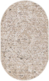 Cascade Range Collection Area Rug -  Jefferson Oval Beige Main