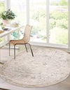 Cascade Range Collection Area Rug -  Jefferson Oval Beige  lifestyle 93