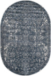 Cascade Range Collection Area Rug -  Helena Oval Blue Main