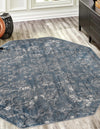 Cascade Range Collection Area Rug -  Helena Octagon Blue  lifestyle 2