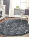 Cascade Range Collection Area Rug -  Helena Oval Blue  lifestyle 9