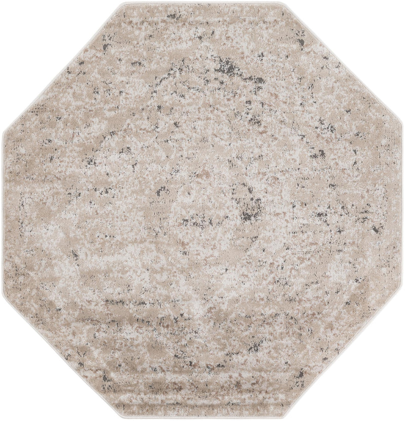 Cascade Range Collection Area Rug -  Jefferson Octagon Beige Main