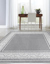 Soho Elegance Collection Area Rug -  Mercer (Gray) Square Gray  lifestyle 27