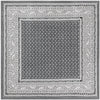 Soho Elegance Collection Area Rug -  Mercer (Gray) Square Gray  lifestyle 17