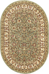 Jaipur Elegance Collection Area Rug -  Nahargarh (Green) Oval Green  lifestyle 19