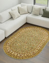 Jaipur Elegance Collection Area Rug -  Nahargarh (Green) Oval Green  lifestyle 23