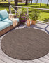 Seaside Serenity Collection Area Rug - Veranda (Light Brown)