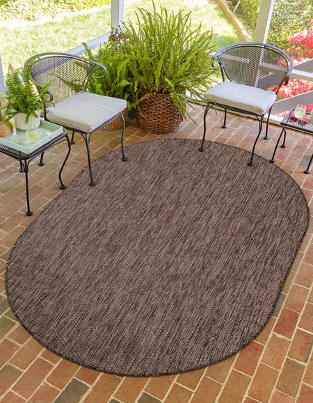 Seaside Serenity Collection Area Rug - Veranda (Light Brown)