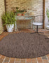 Seaside Serenity Collection Area Rug - Veranda (Light Brown)