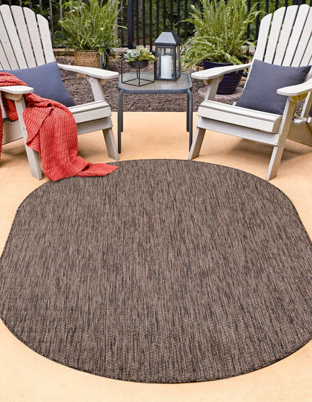 Seaside Serenity Collection Area Rug - Veranda (Light Brown)