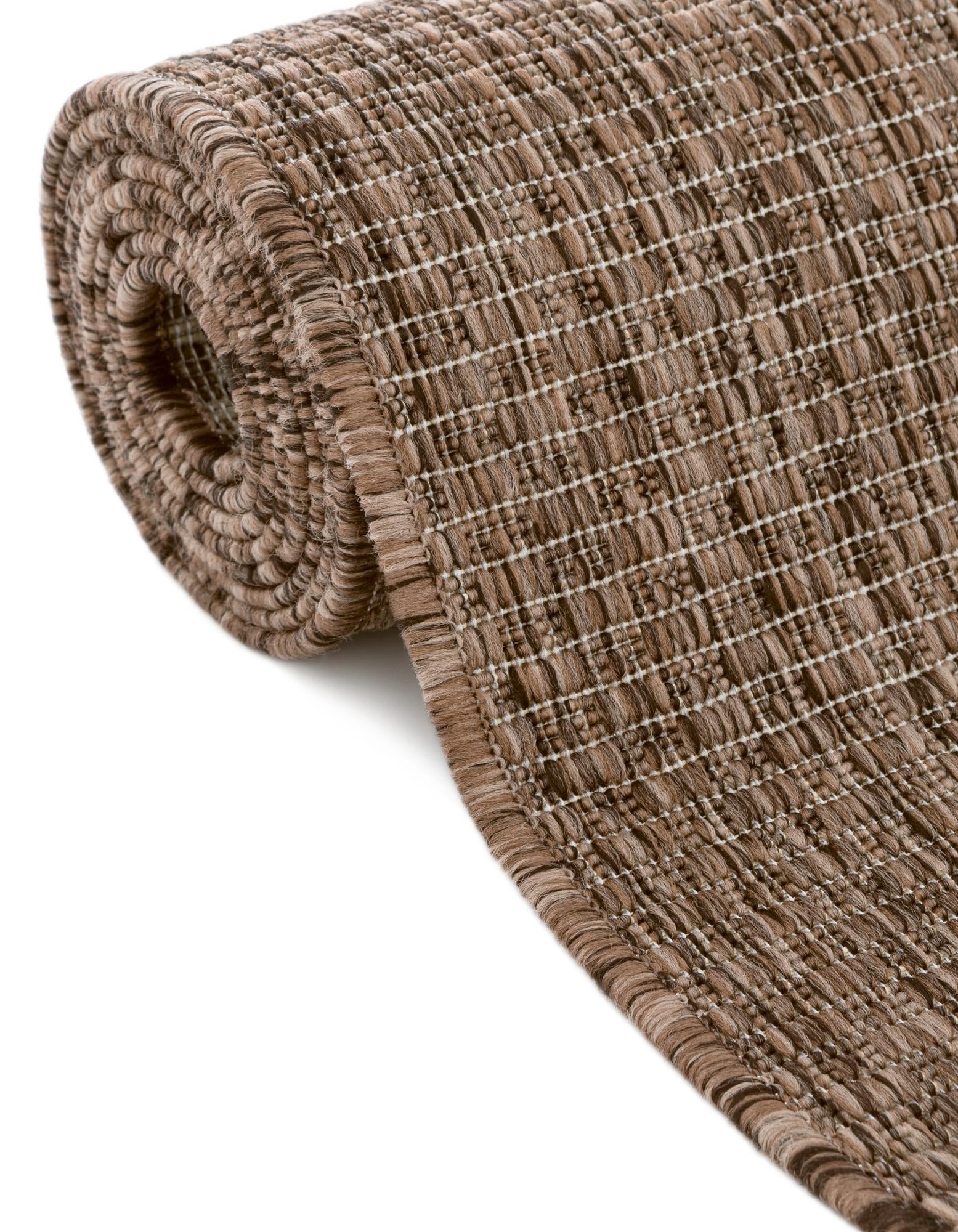 Seaside Serenity Collection Area Rug - Veranda (Light Brown)