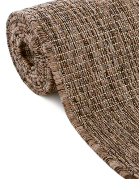 Seaside Serenity Collection Area Rug - Veranda (Light Brown)