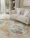 Sorrento Shores Collection Area Rug -  Massa Oval Beige  lifestyle 30