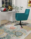 Sorrento Shores Collection Area Rug -  Massa Oval Beige  lifestyle 40