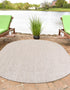 Seaside Serenity Collection Area Rug - Veranda (Beige)