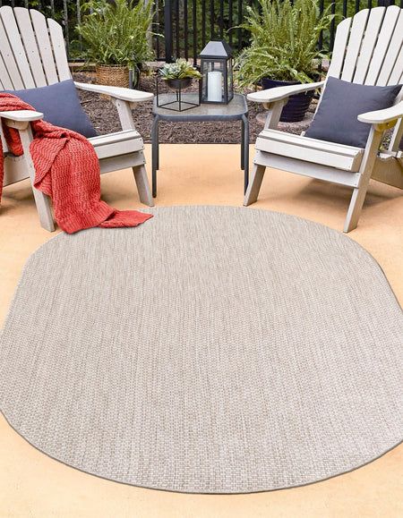 Seaside Serenity Collection Area Rug - Veranda (Beige)