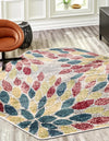 Savannah Elegance Collection Area Rug -  Riverfront Octagon Multi  lifestyle 65