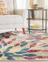 Savannah Elegance Collection Area Rug -  Riverfront Octagon Multi  lifestyle 101