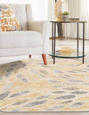 Savannah Elegance Collection Area Rug -  Riverfront Octagon Yellow  lifestyle 110