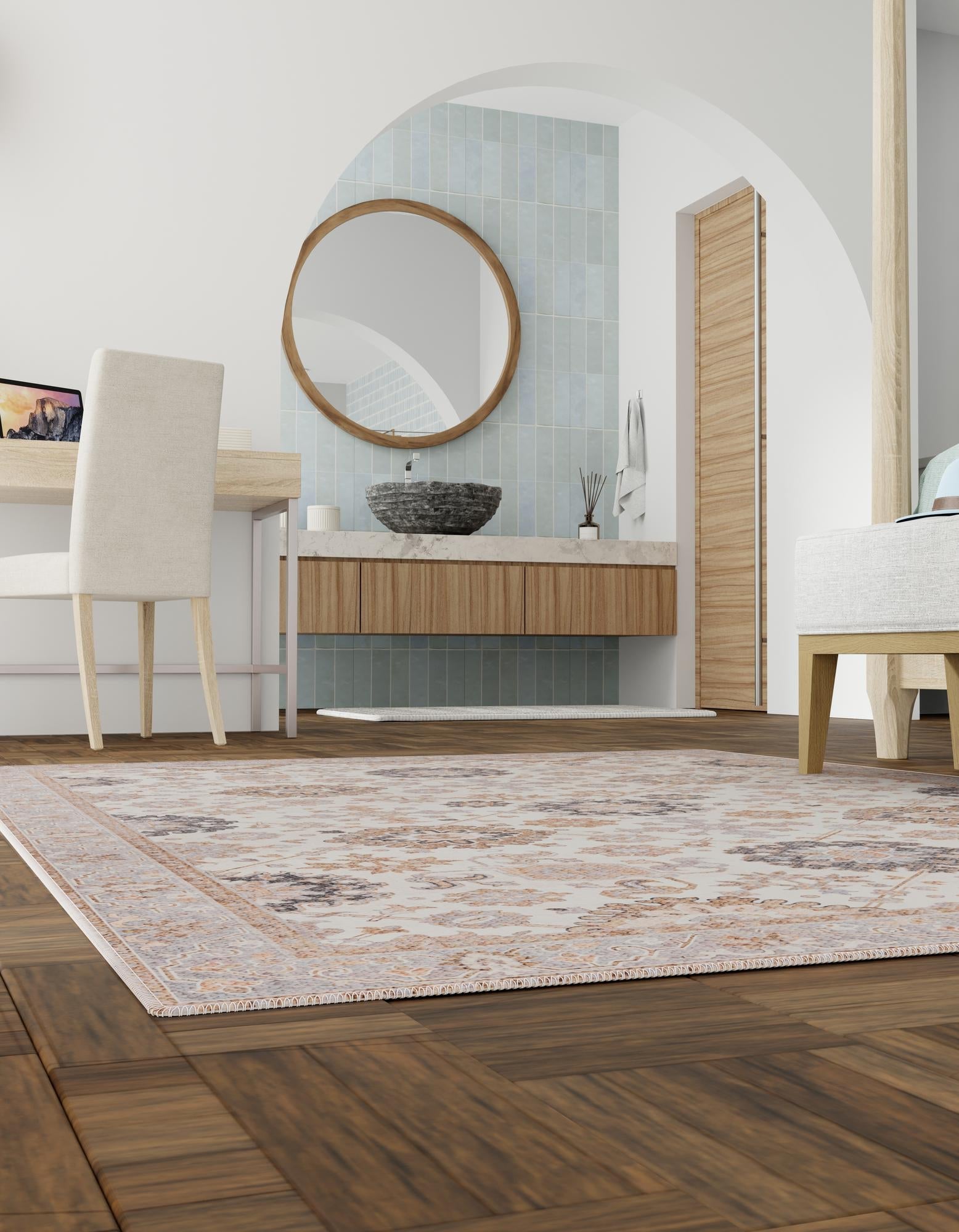 Heritage Elegance Collection Area Rug -  Himeji