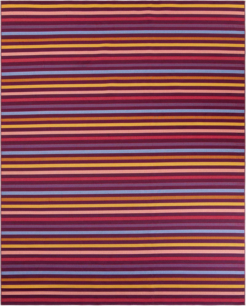 Seaside Stripes Collection Area Rug - Azul Rectangle Multi Main