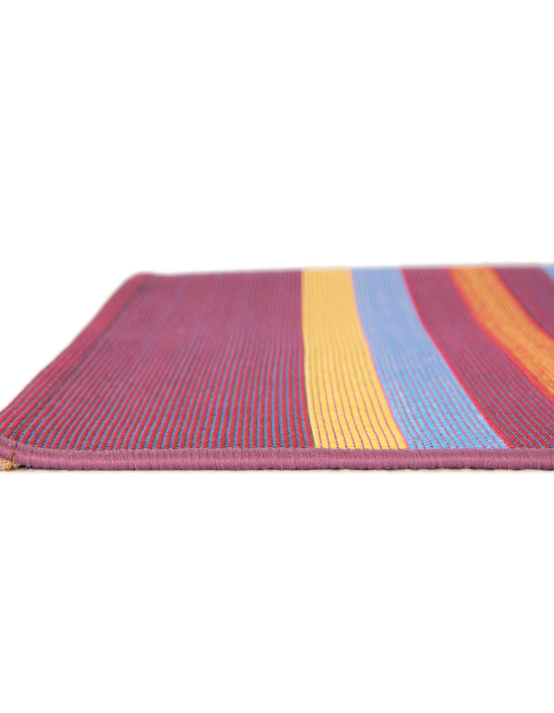 Seaside Stripes Collection Area Rug - Azul Runner Multi  lifestyle 69