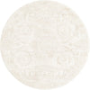 Bloomsbury Elegance Collection Area Rug - Mayfair Round Ivory  lifestyle 50