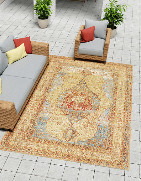 Patio Heritage Collection Area Rug -  Pergola