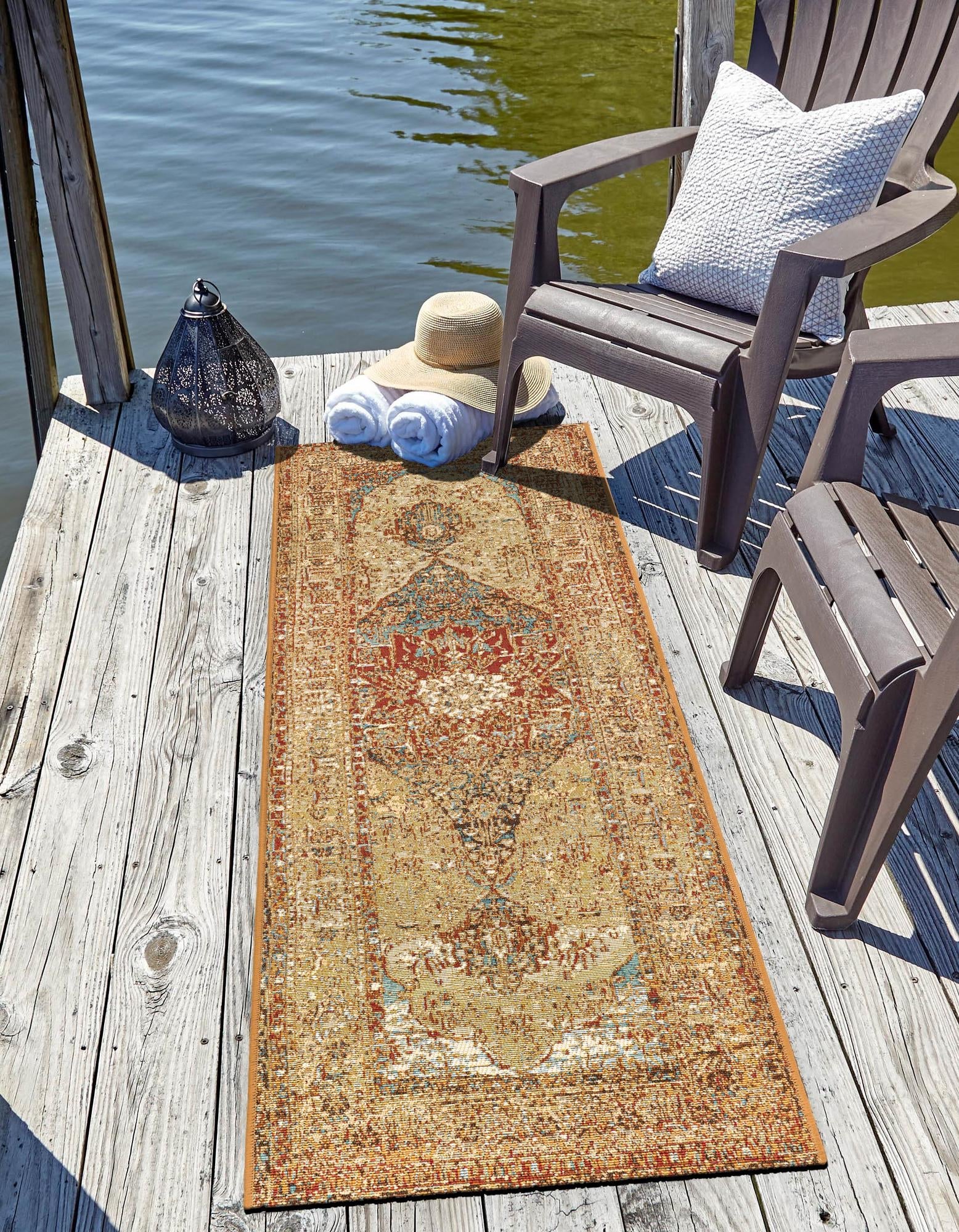 Patio Heritage Collection Area Rug -  Pergola