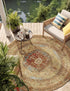 Patio Heritage Collection Area Rug -  Pergola