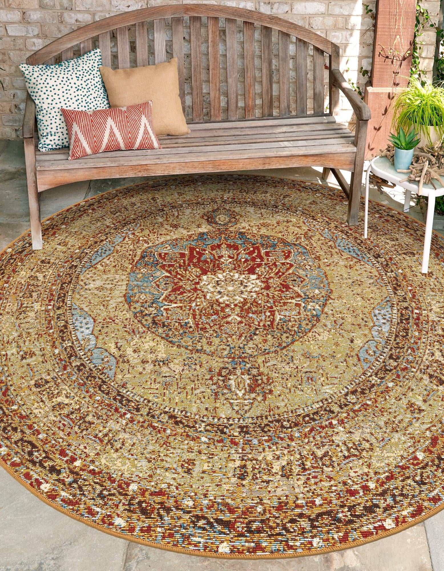 Patio Heritage Collection Area Rug -  Pergola