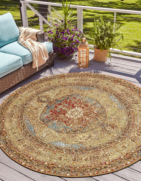 Patio Heritage Collection Area Rug -  Pergola