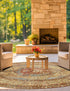 Patio Heritage Collection Area Rug -  Pergola