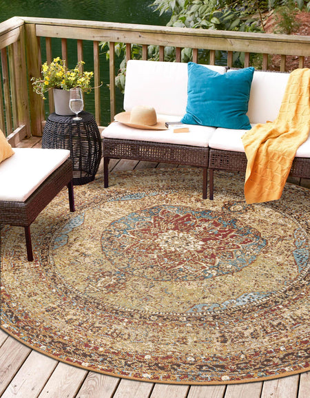 Patio Heritage Collection Area Rug -  Pergola