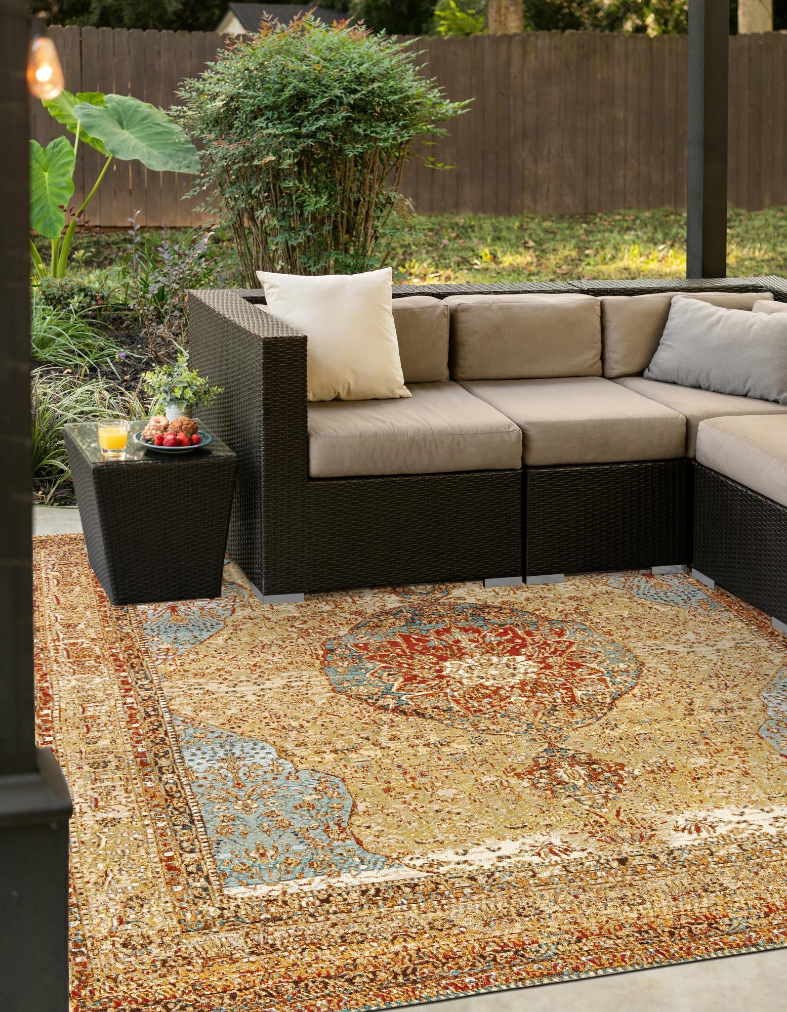 Patio Heritage Collection Area Rug -  Pergola