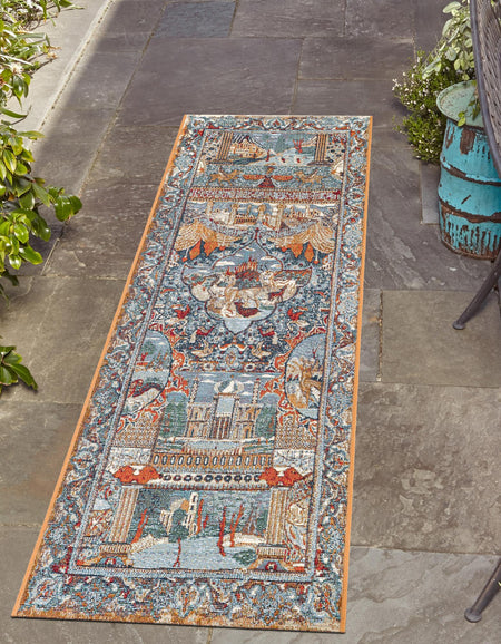 Patio Heritage Collection Area Rug -  Oasis