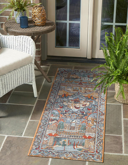 Patio Heritage Collection Area Rug -  Oasis