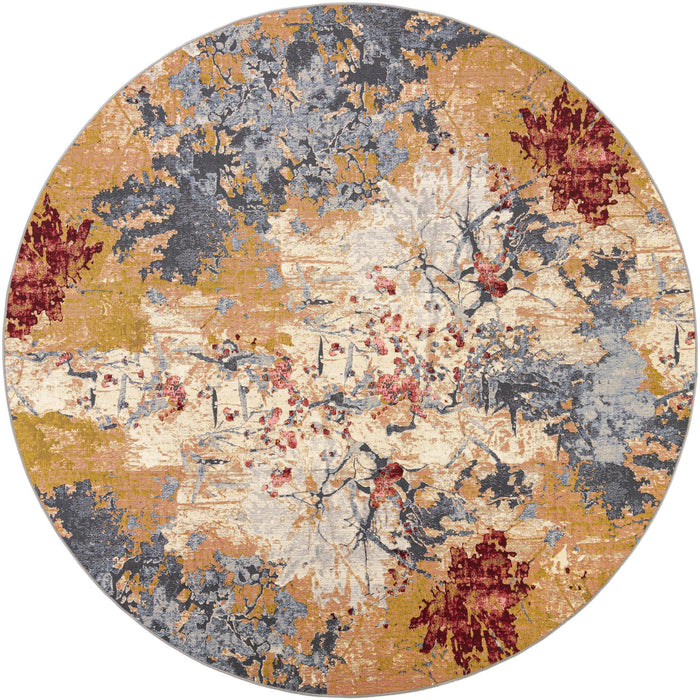 Urban Terrace Collection Area Rug -  Alcove Round Multi  lifestyle 20