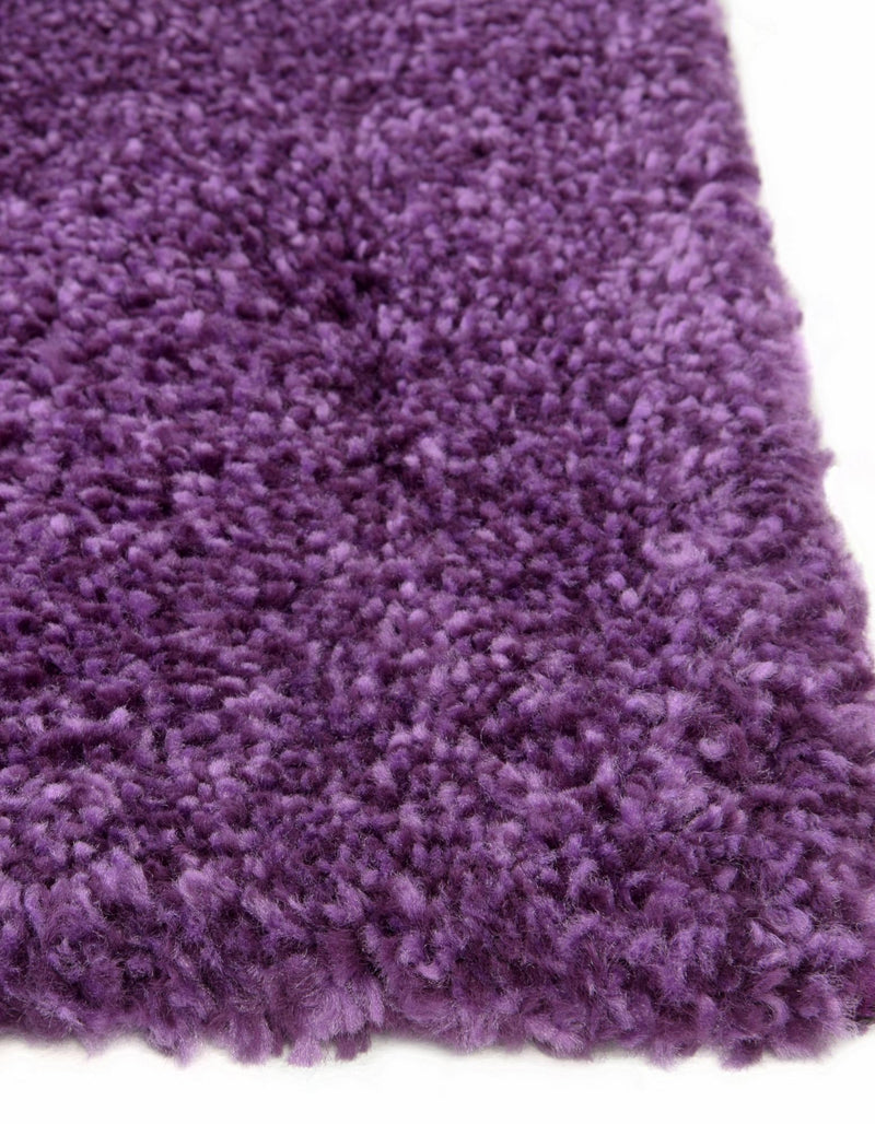 Solid Shag Seaside Collection Area Rug - Azure Cove (Violet) Square Violet  lifestyle 56