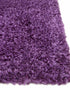 Solid Shag Seaside Collection Area Rug - Azure Cove (Violet)