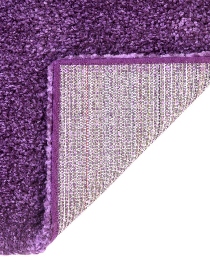 Solid Shag Seaside Collection Area Rug - Azure Cove (Violet) Square Violet  lifestyle 58