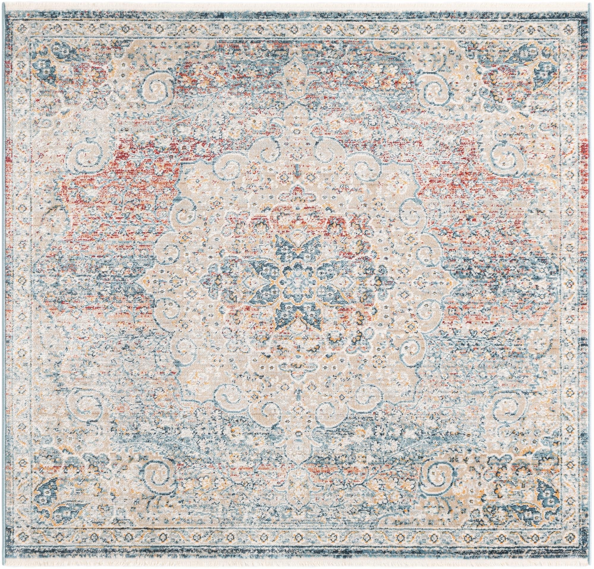 Coastal Haven Collection Area Rug - Seabreeze (Multi)