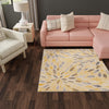 Savannah Elegance Collection Area Rug -  Riverfront Square Yellow  lifestyle 124