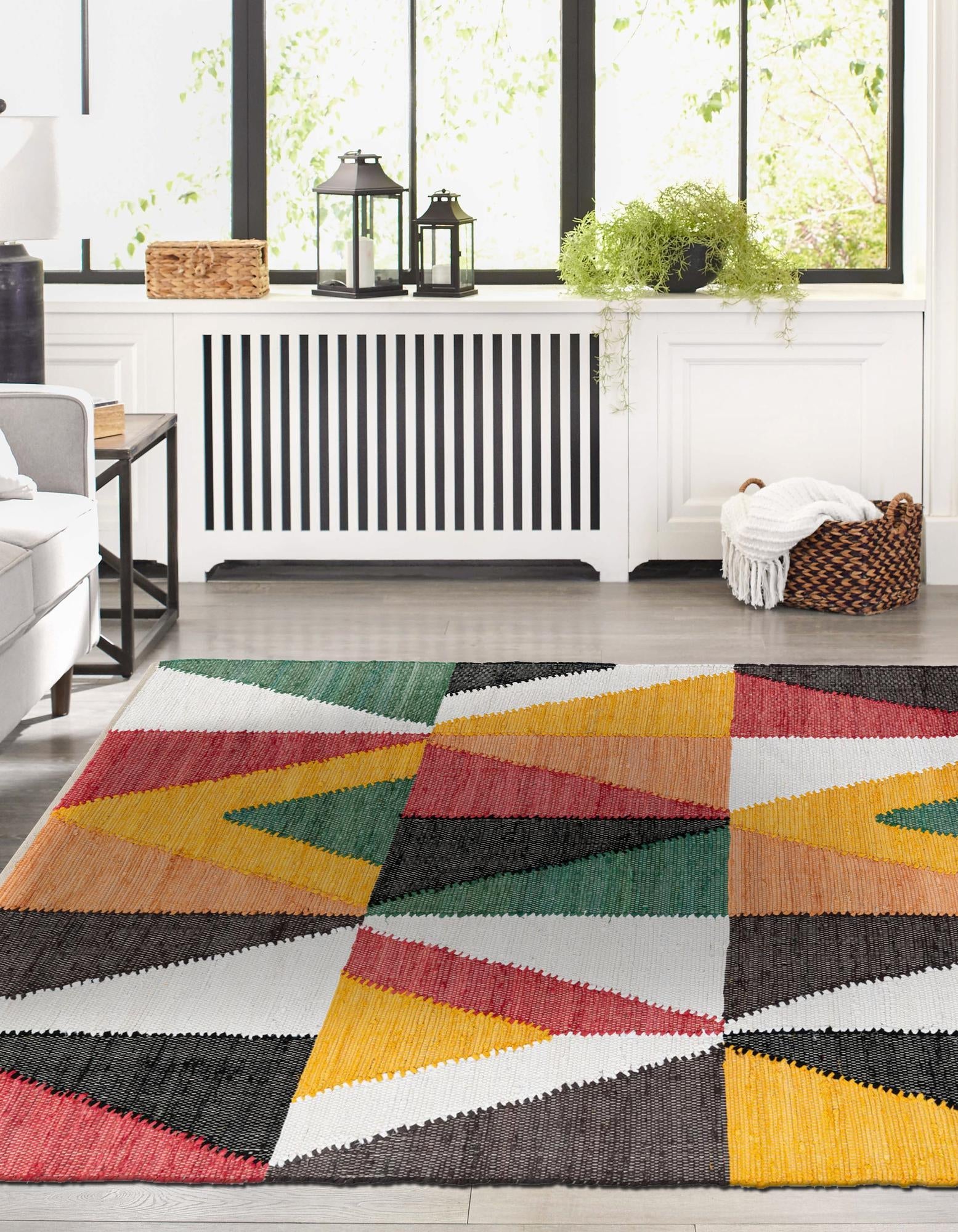 Thar Cotton Collection Area Rug -  Kannur