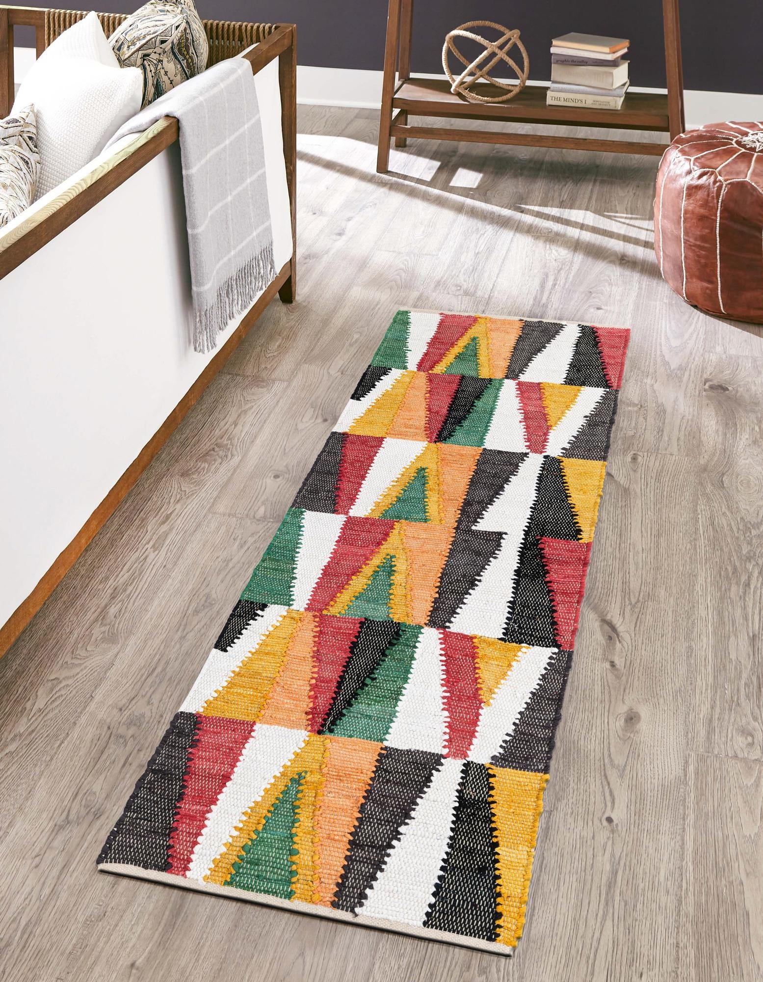 Thar Cotton Collection Area Rug -  Kannur