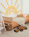 Whimsy Wonders Wool Collection Area Rug - Safari Rectangle Orange  lifestyle 9